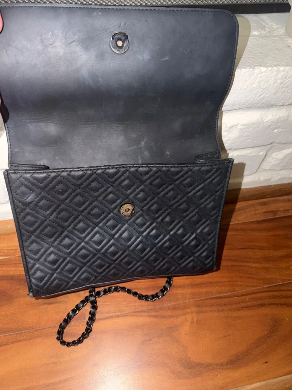 Matte black cross body